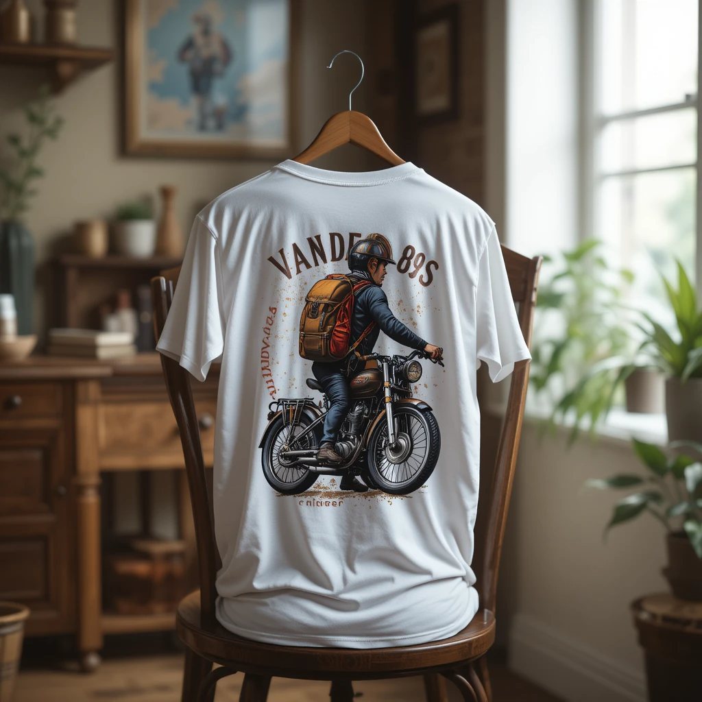 Customized Abstract Horizon Graphic T-Shirt
