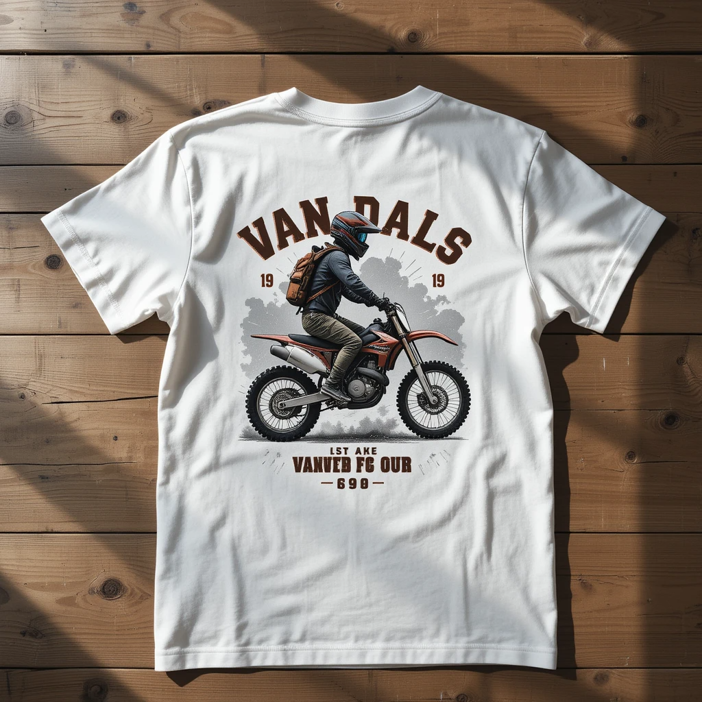 Customized Abstract Horizon Graphic T-Shirt