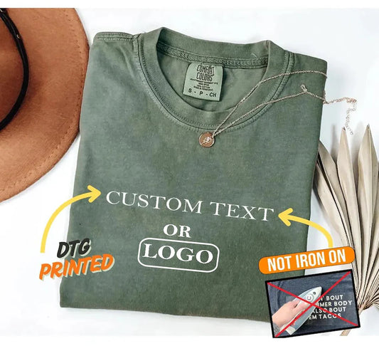 Custom Shirt, Custom Logo Shirt Personalized Text