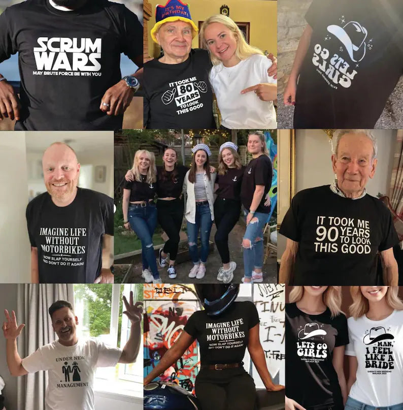 Get Anything You want Printed on a T shirt |