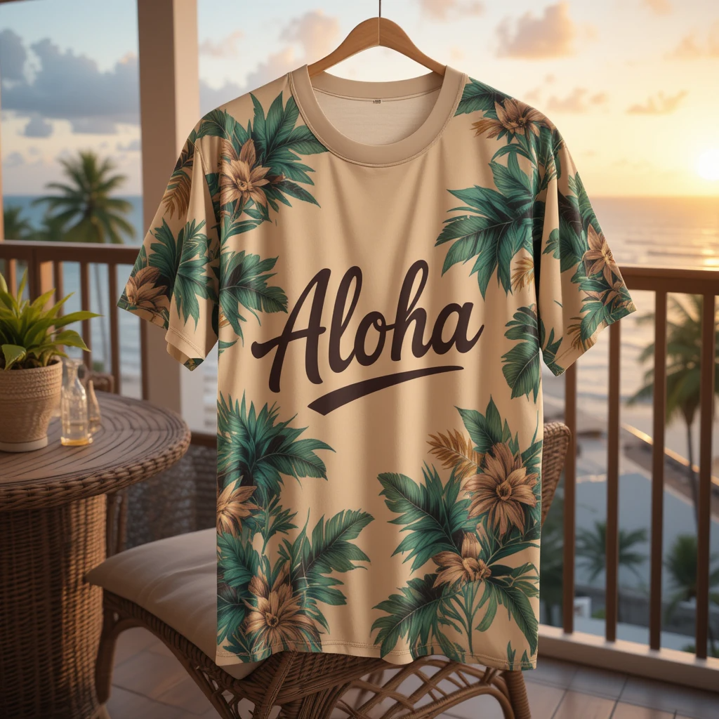 Customized Ocean Breeze Graphic T-Shirt